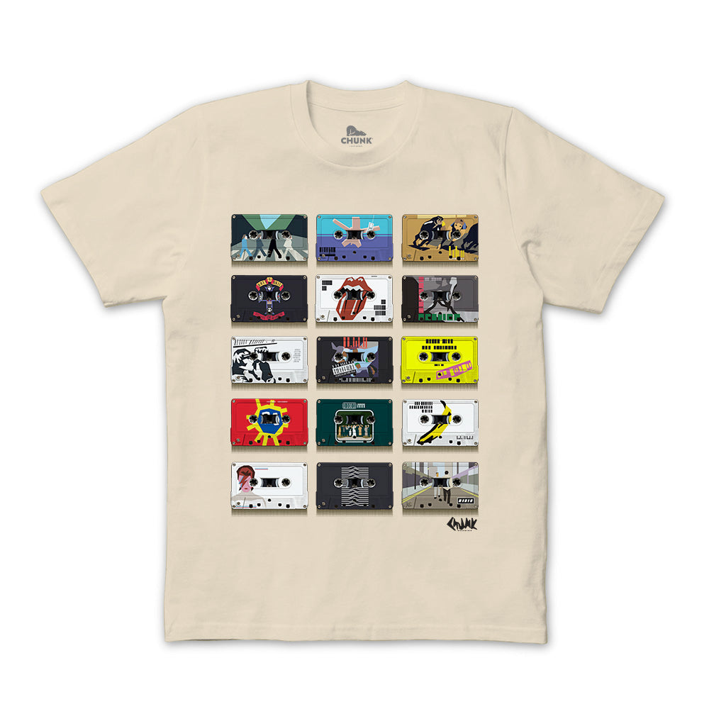 Cassette Classics Beige T-Shirt