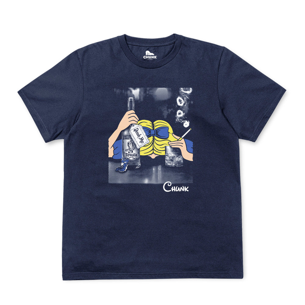 Drink Me Navy T-Shirt