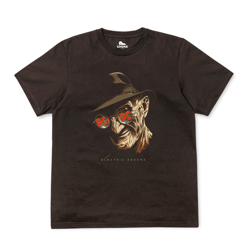 Electric Dreams Brown T-Shirt