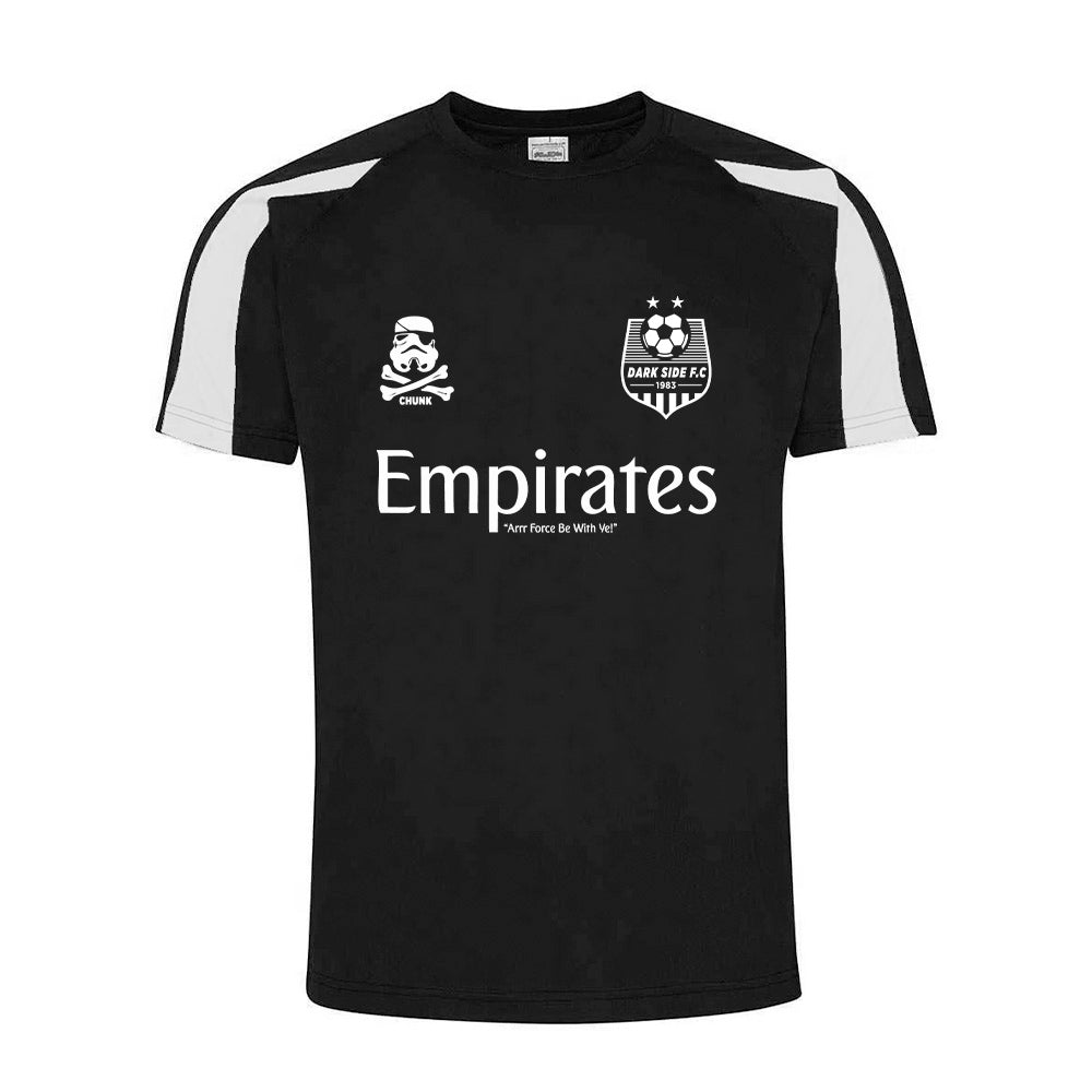 Empirates Black Football Tee – with back print