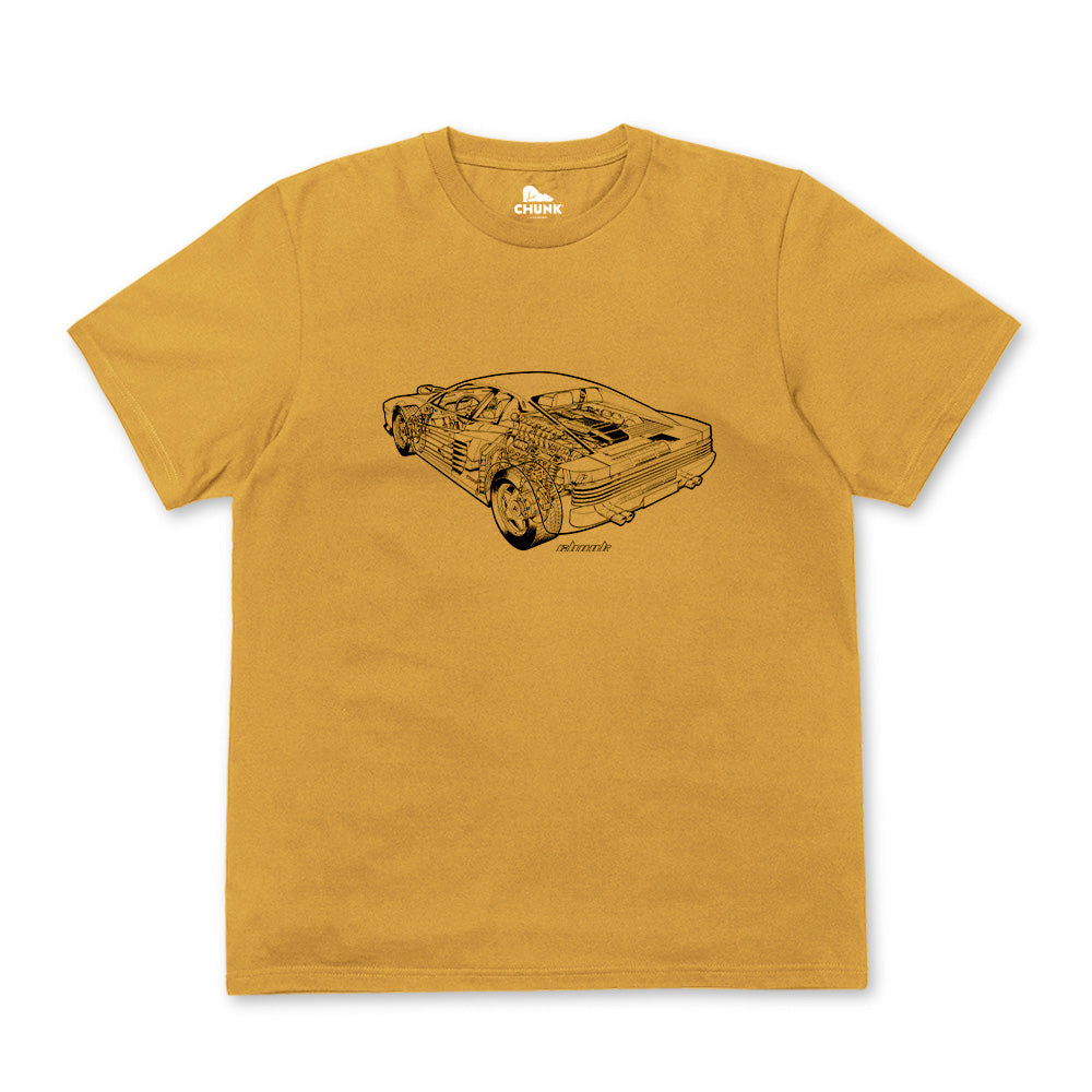 Italian Stallion Faded Mustard T-Shirt