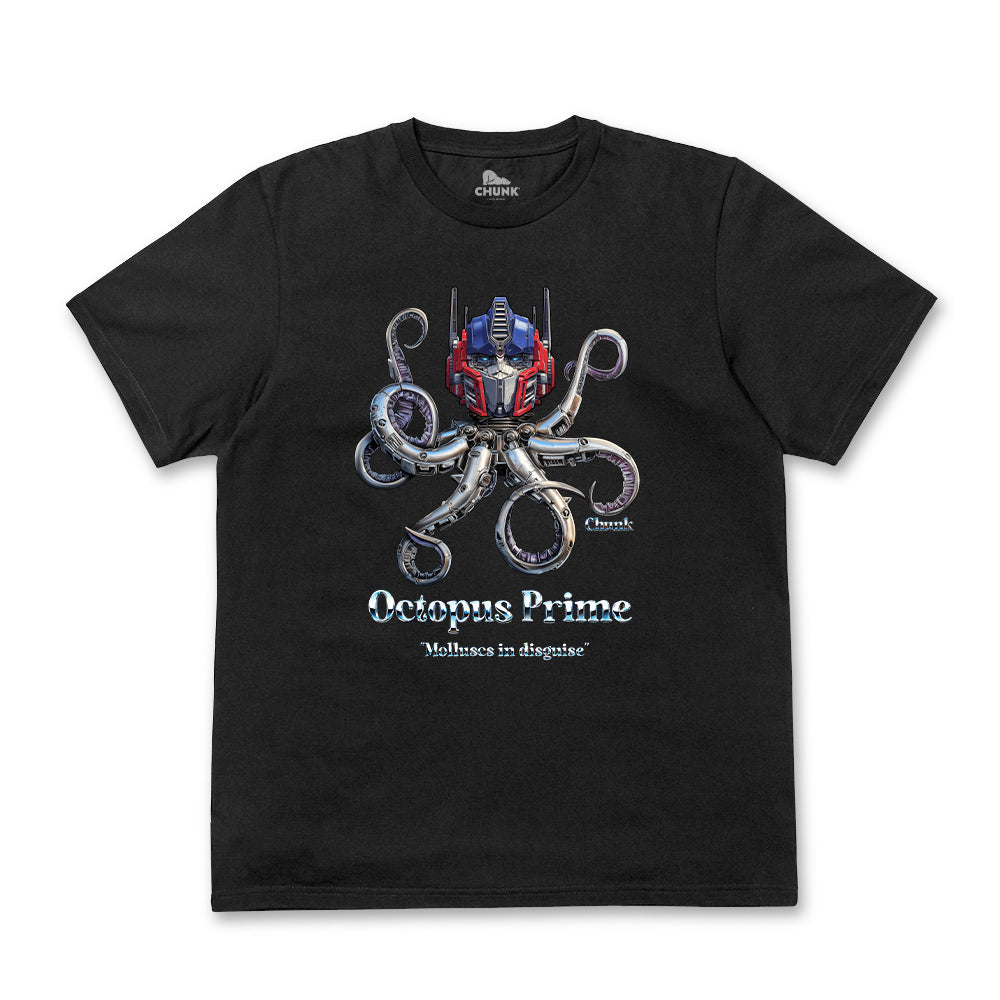 Octopus Prime Black T-Shirt