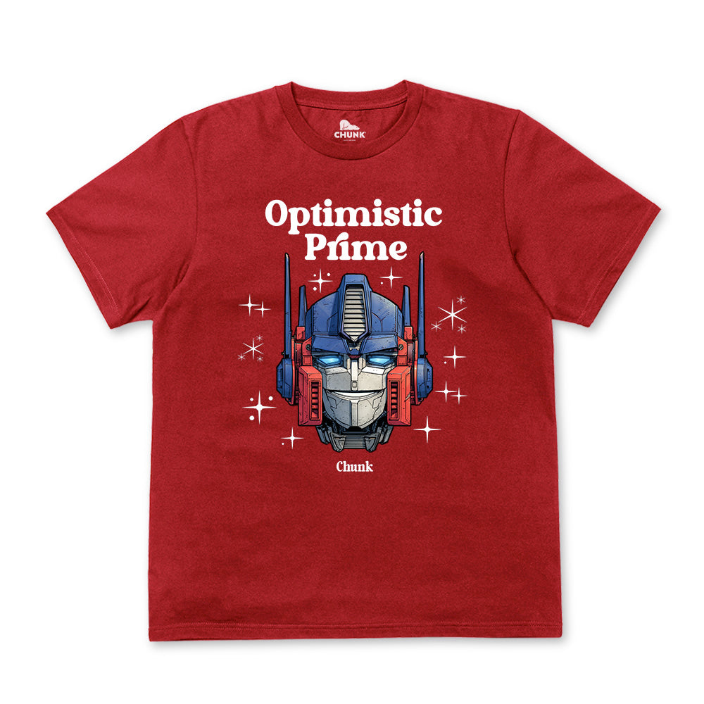 Optimistic Prime Red T-Shirt