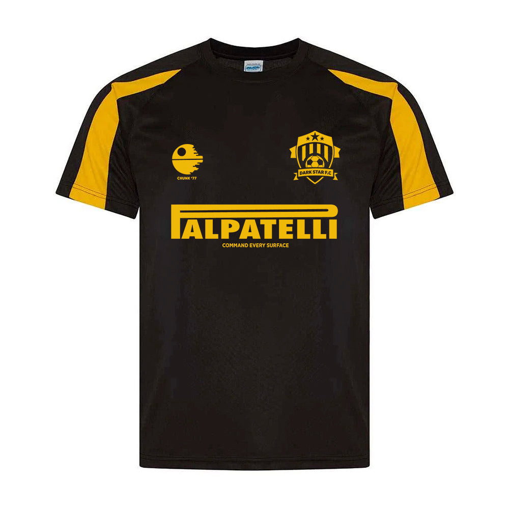 Palpatelli Black Football Tee – with back print