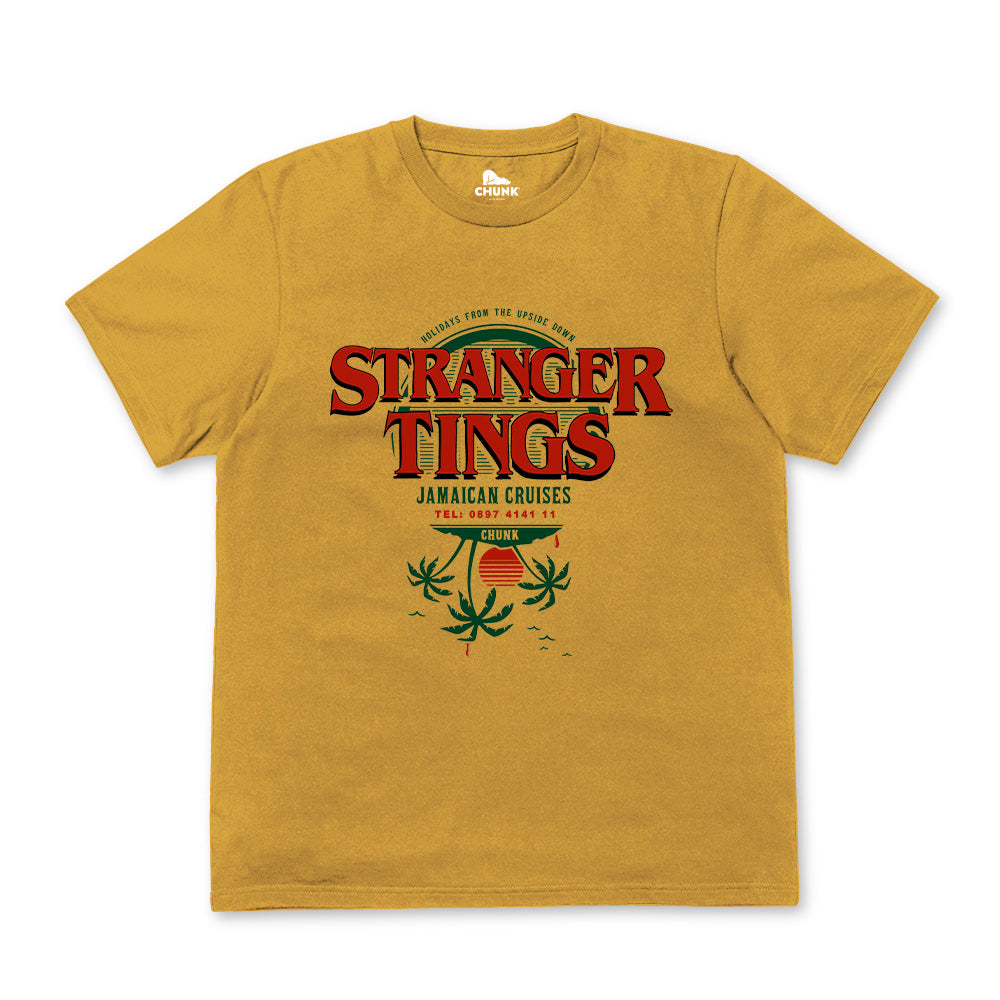 Stranger Tings Faded Mustard T-Shirt