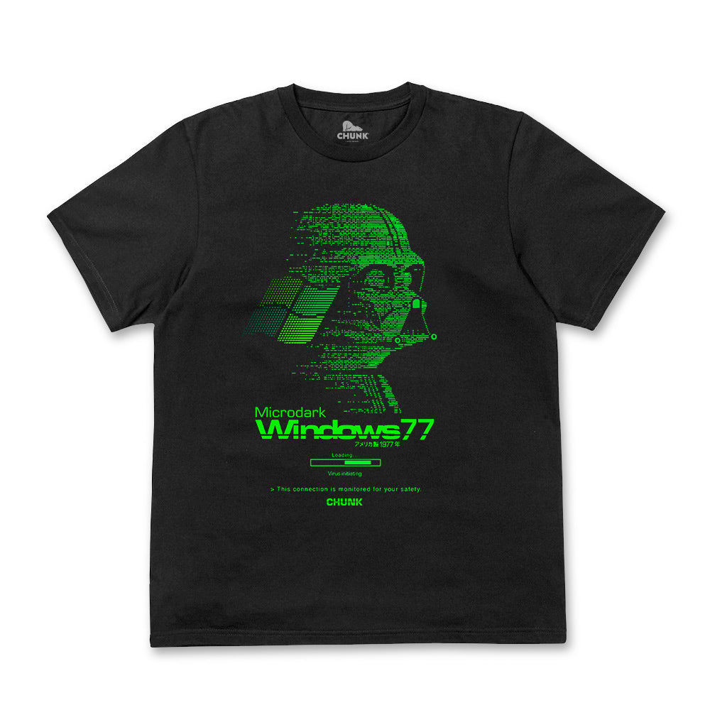 Windows 77 Black T-Shirt